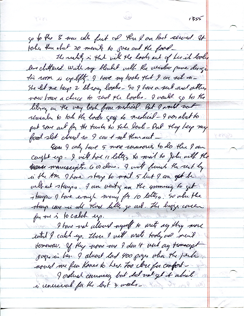 Dr John WorldPeace 2008 Prison Journal